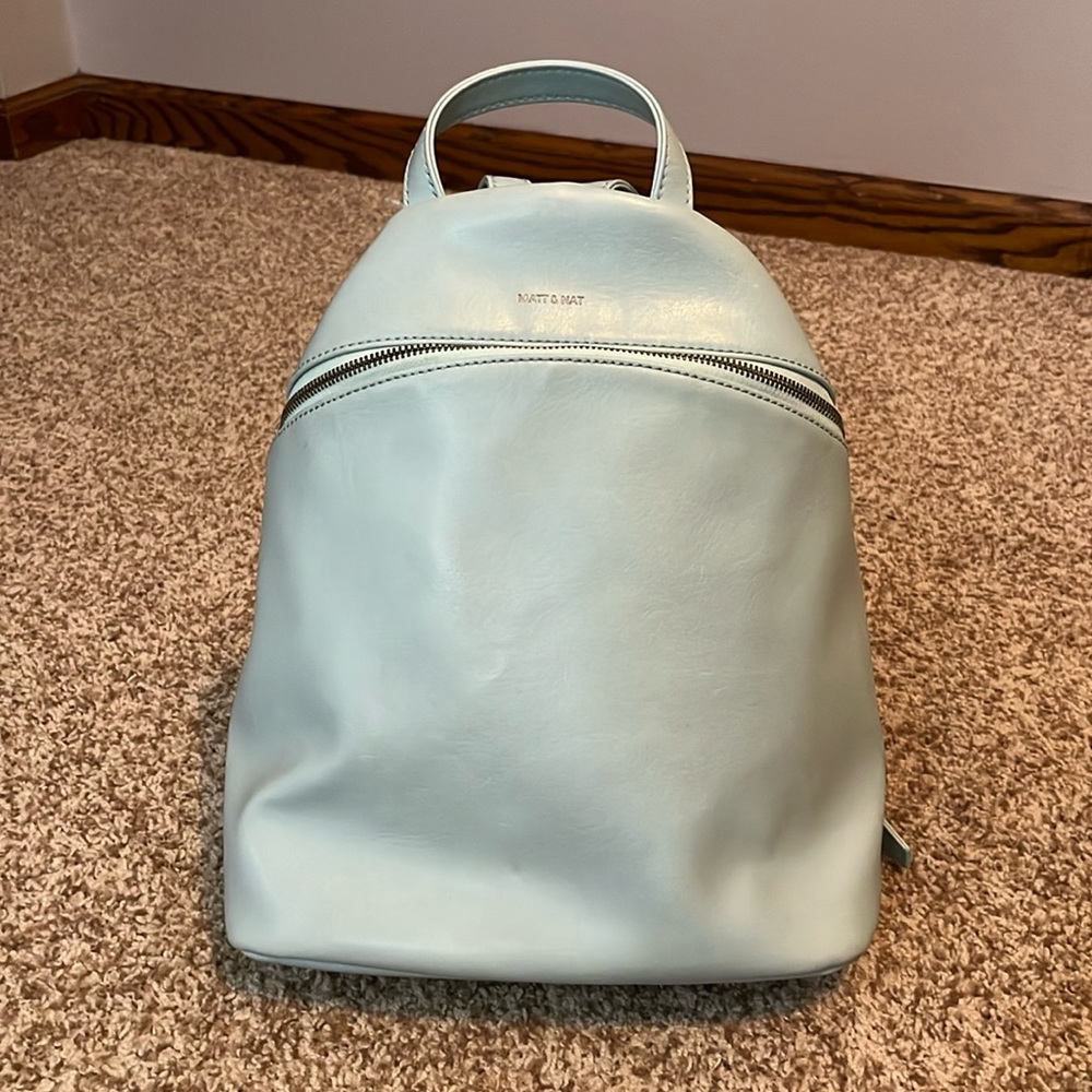 Pleather backpack